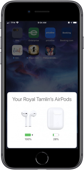 Comment vérifier la charge des AirPods