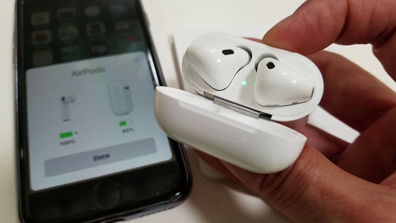 Sådan finder du ud af opladningen af ​​AirPods